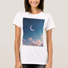 Camiseta A serene and beautiful crescent moon