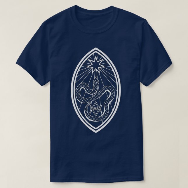 Camiseta A Serpente E O Thelema (Frente do Design)
