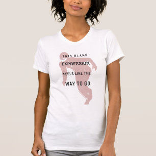 Camiseta "A silhueta instantânea das citações da express