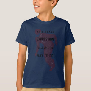 Camiseta "A silhueta instantânea das citações da express