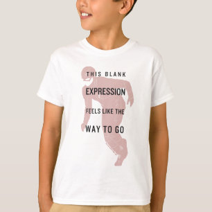 Camiseta "A silhueta instantânea das citações da express