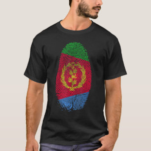 Camiseta A Sinalizador Eritreia Está No Meu Adn Para O Eri