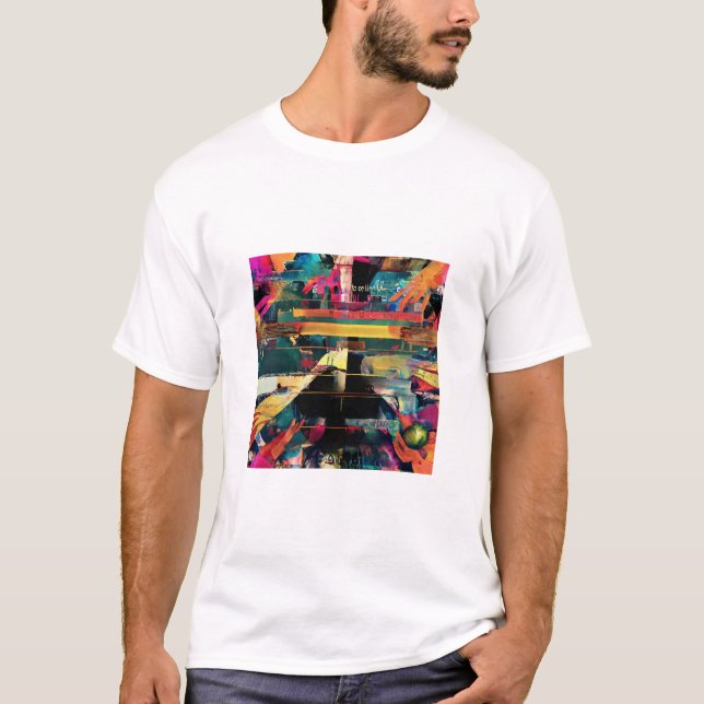 Camiseta A Sinfonia das Cores (Frente)