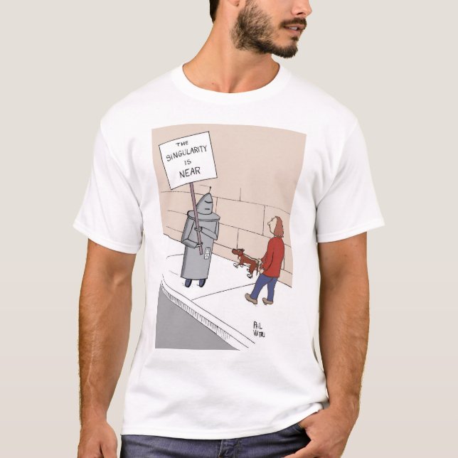 Camiseta A Singularidade Está Perto (Frente)