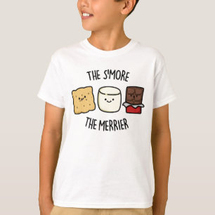 Camiseta A Smore, a Merrier Engraçada, Smore Pun