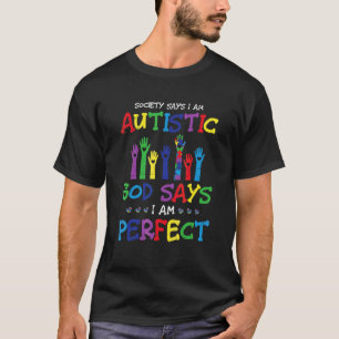 Camiseta A Sociedade Diz Que Sou Autista Dia de Conscientiz