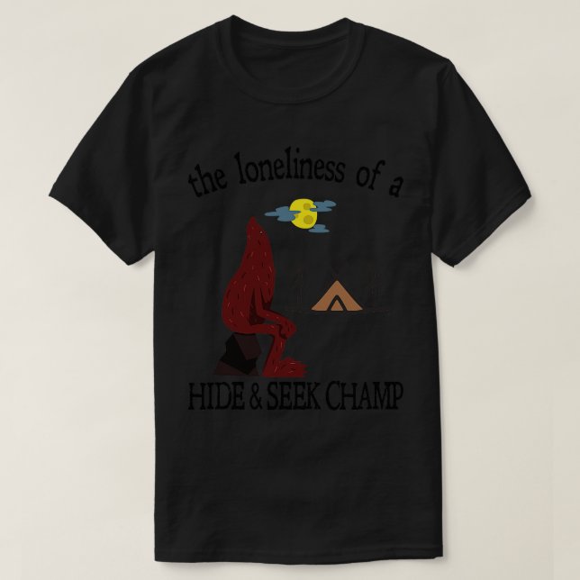 Camiseta A solidão de um campeão (Frente do Design)