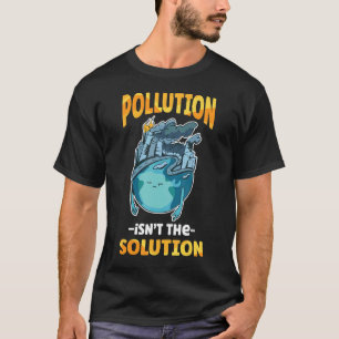 Camiseta A solução não polui nosso ouvido.