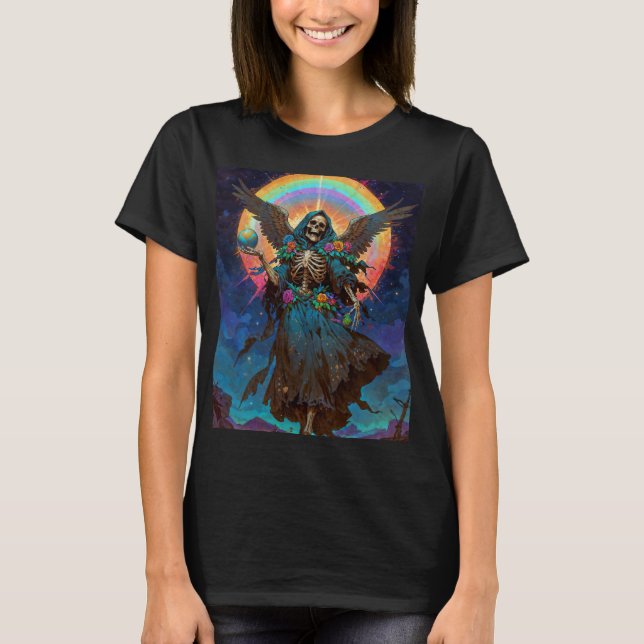 Camiseta A Sombra Benévola Santa Morte (Frente)
