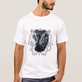 Camiseta À sombra da elegância: Um cisne negro.
