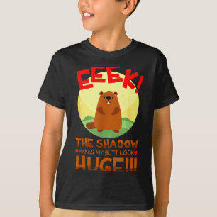 Camiseta A Sombra Faz Minha Bunda Parecer Enorme Funny Grou