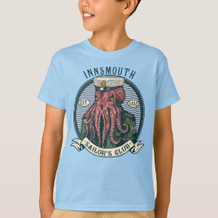 Camiseta A sombra sobre o nsmouth Lovecraft Cthulhu Sailor