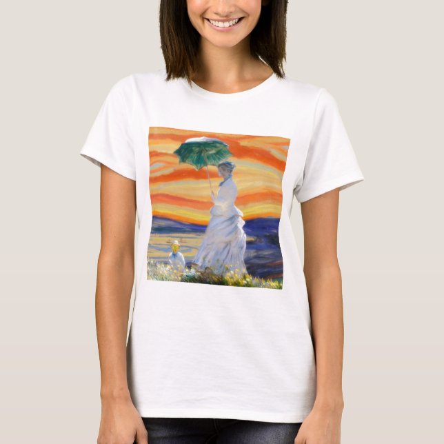 Camiseta A Sra. Monet Encontra-Se Com O Gritador (Frente)