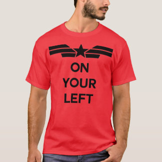 Camiseta À Sua Esquerda Preto