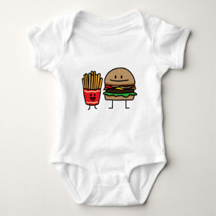 Camiseta A sucata do bolo do fast food do Hamburger e das