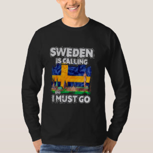 Camiseta A suecia Está Ligando E Preciso Ir