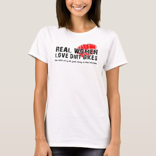 Camiseta A sujeira do amor das mulheres reais Bikes a (Frente)