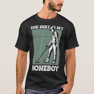 Camiseta A Sujeira É O Meu Ficar em casa Dourado Gemstones