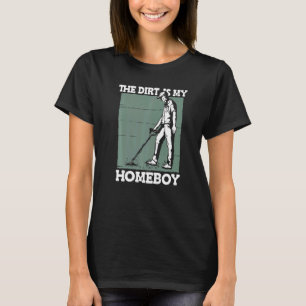 Camiseta A Sujeira É O Meu Ficar em casa Dourado Gemstones