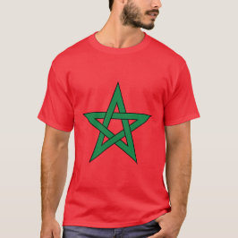 Camiseta A T-Camisa dos homens de Marrocos