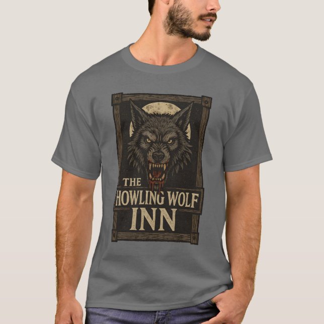 CAMISETA A TABERNA DO LOBO UIVANDO (Frente)