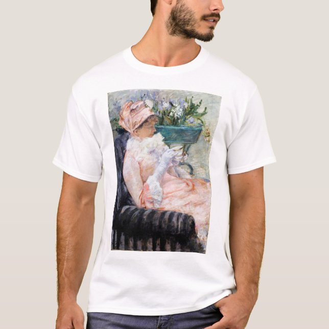 Camiseta A Taça do Chá, Mary Cassatt (Frente)