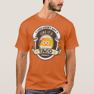 Camiseta A Taco, na TERÇA, vive todos os dias como