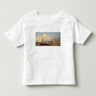 Camiseta A Tamisa e a torre de Londres suposta em t