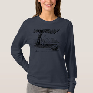 Camiseta A tartaruga e as fábulas do ácaro clássico da lebr