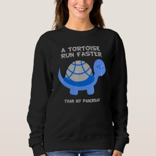 Camiseta A Tartaruga É Mais Rápida Do Que A Diabetes Pancre