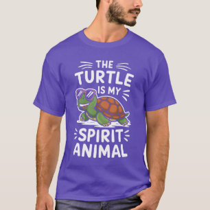 Camiseta A tartaruga é meu animal espiritual amigos