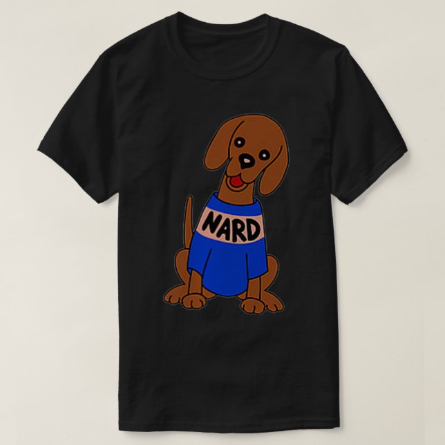 Camiseta A Tatuagem do Cachorro do Office Nard (Frente do Design)
