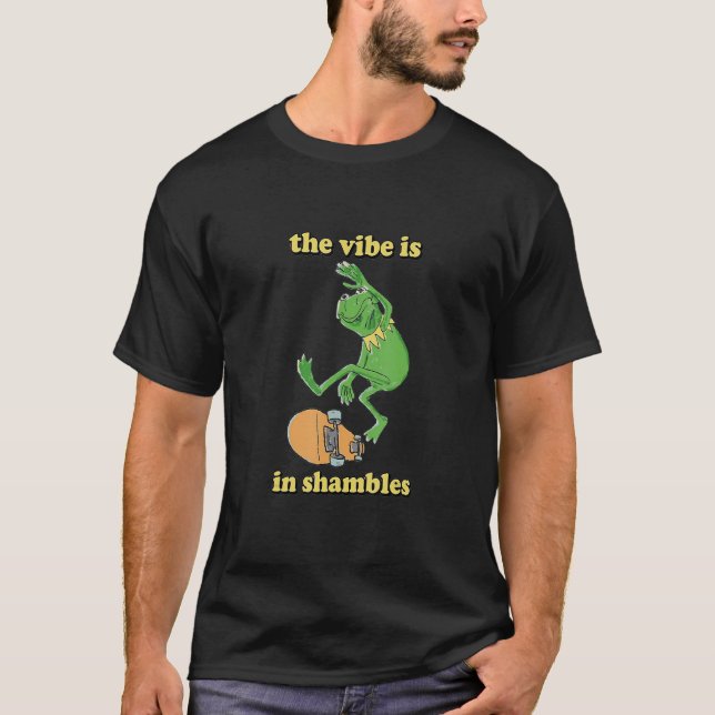 Camiseta A Tela Está Em Shambles Design (Frente)