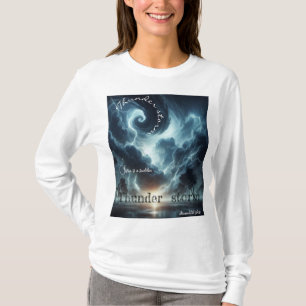 Camiseta A tempestade de trovão é repentina