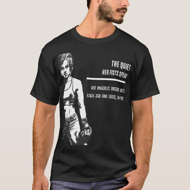 Camiseta A Tempestade Silenciosa - Seus Punhos Falam Volume (Frente)