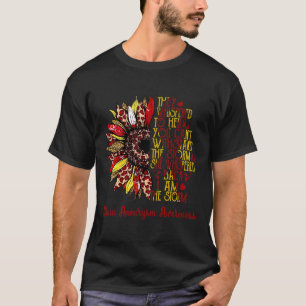 Camiseta A Tempestade Sunflower Leopard Brain Warrior