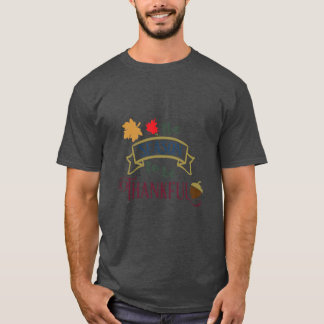 Camiseta A temporada para ser grato Design de Outono Divert