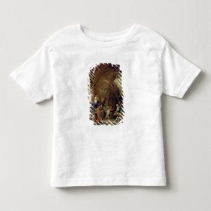 Camiseta A tentação de St Anthony em uma caverna rochosa
