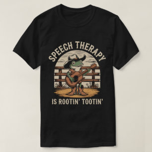 Camiseta A Terapêutica De Voz É Um Sapo De Tootin Cute West