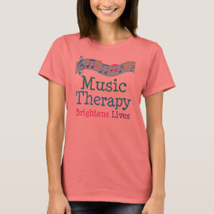 Camiseta A Terapia Musical Diminui Vidas
