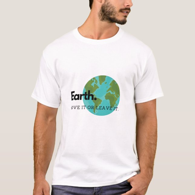 Camiseta A Terra Ama Ou Deixa (Frente)