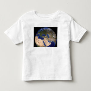 Camiseta A terra de mármore azul 2 da próxima geração