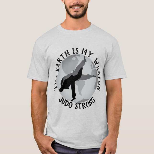 Camiseta A terra é meu judo da arma (Frente)
