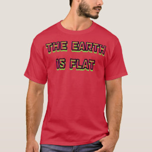 Camiseta a terra é plana