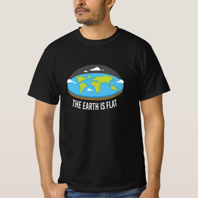 Camiseta A Terra É Terras Planas (Frente)