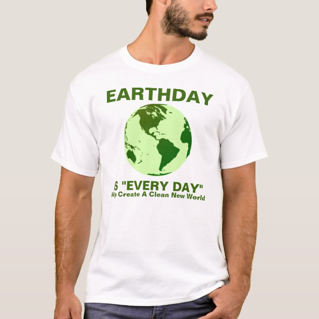 Camiseta a Terra é "todos os dias" (Frente)
