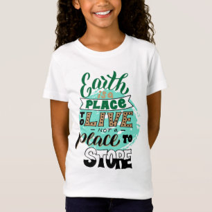 Camiseta A Terra É Um Lugar Para Não Ser Armazenado