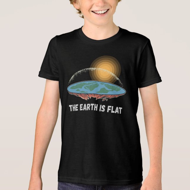 Camiseta A Terra É Uma Teoria Humorosa Flagrante (Frente)