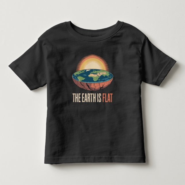 Camiseta A Terra É Uma Teoria Humorosa Flagrante (Frente)