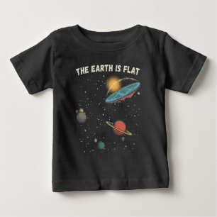 Camiseta A Terra É Uma Teoria Humorosa Flagrante